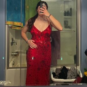 Red Size Large Lulus prom dress